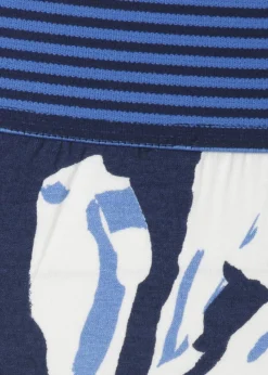 7/8 Print Schlupfhose Viskose-Jersey weites Bein