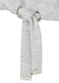 3/4-Arm Sweatshirt Silber-Melange