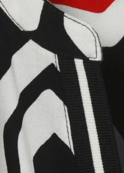 3/4-Arm Viskose Tunika mit Allover-Print