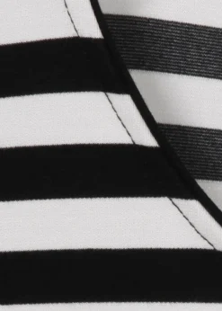 3/4-Arm-Shirt mit Streifen