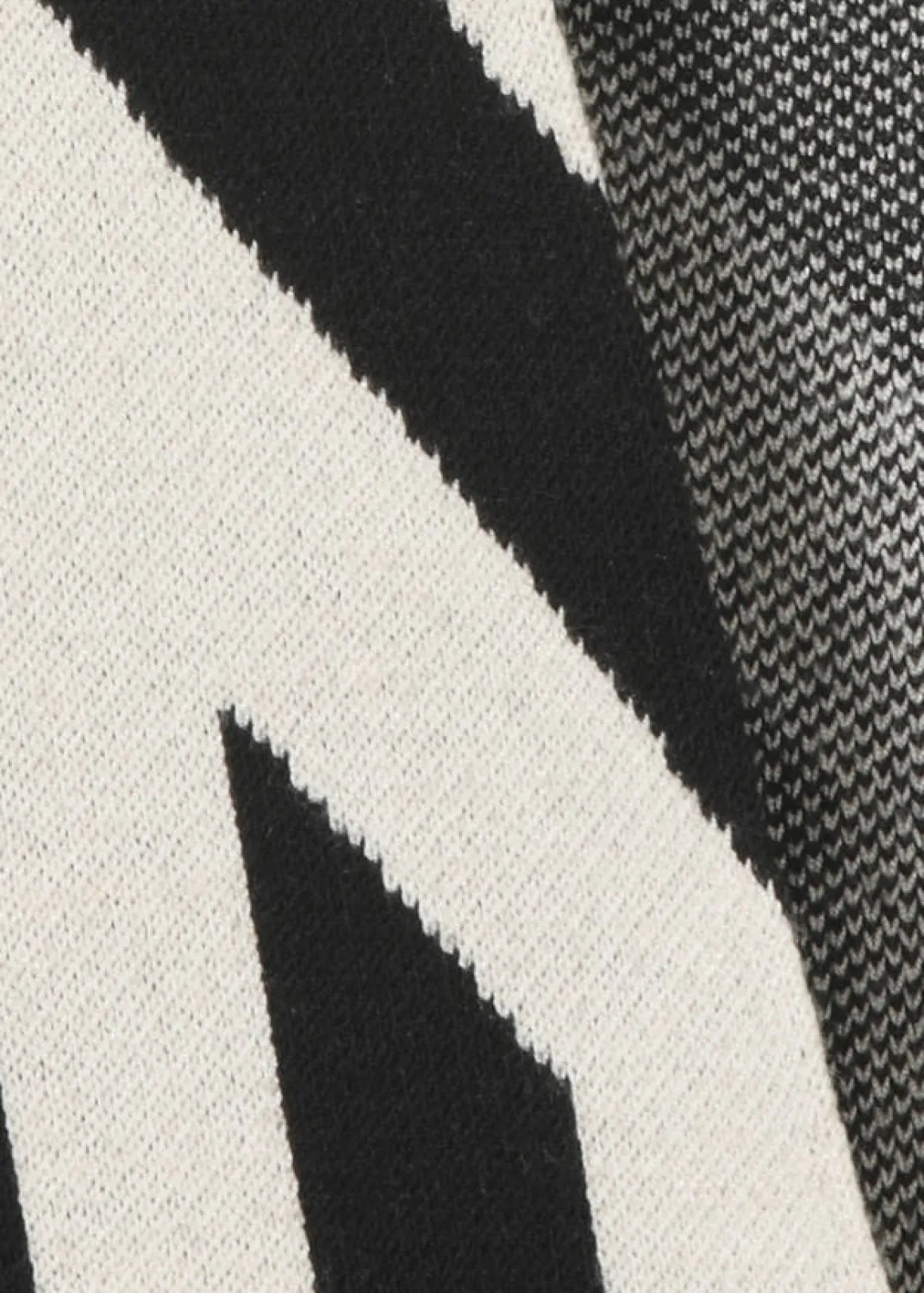 Chicer Long-Cardigan mit grafischem Muster