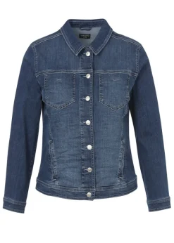 Classic Power Stretch Jeansjacke Medium Blue Used
