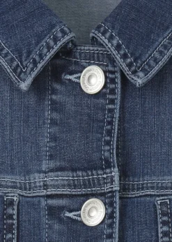 Classic Power Stretch Jeansjacke Medium Blue Used