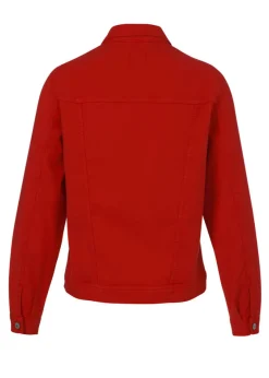 Colour Jeansjacke mit modischem Crash-Effekt