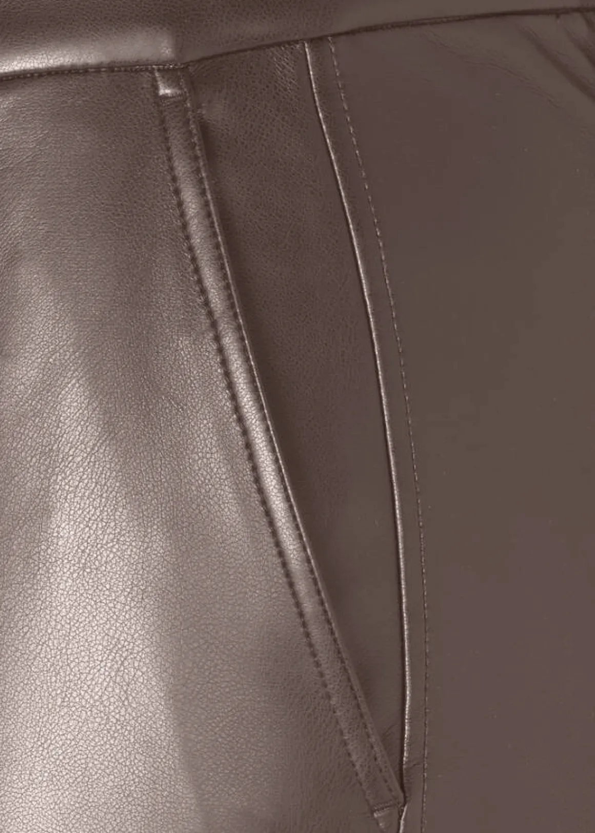 Coole Lederimitat-Hose, elastisch