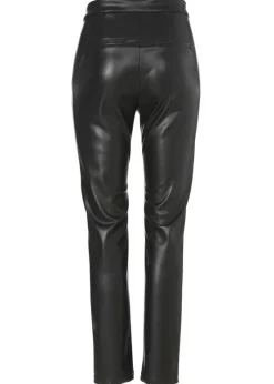 Coole Schlupfhose aus veganem Leder