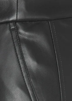 Coole Schlupfhose aus veganem Leder