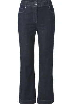 Dark Blue Jeans Modern Flared Pants