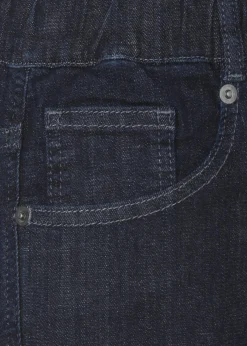 Dark Blue Jeans Modern Flared Pants