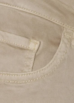 Dezente Stoffhose in unifarbenem Design