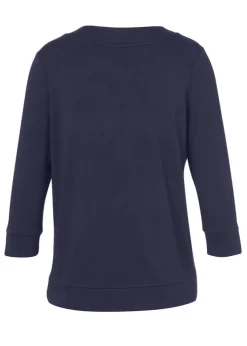 Dezentes Sweatshirt mit Glitzersteinen