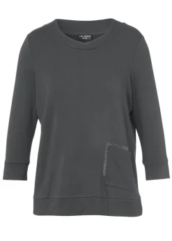 Dezentes Sweatshirt mit Glitzersteinen