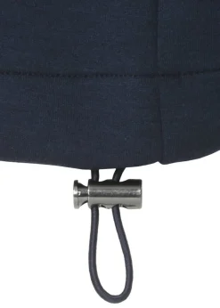 Dunkelblaue Jacke mit Zipper