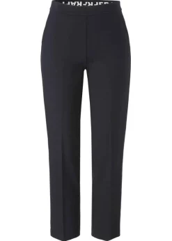 Edel-lässige Schlupfhose knöchellang