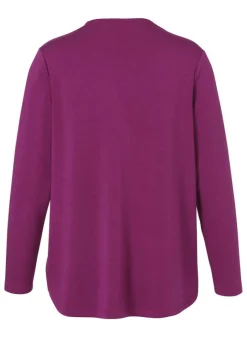 Edel-lässige Shirt-Jacke mit 1-Knopf-Verschluss