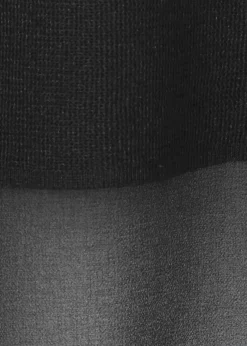 Edle Feinstrick Longjacke mit Blusensaum hinten