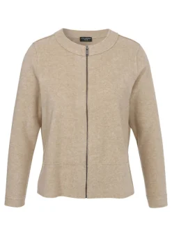 Edle Jacke Uni mit Zipper
