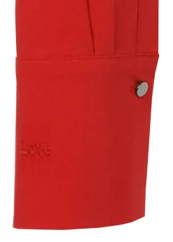 Edle Kombibluse einfarbig