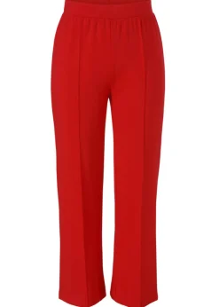 Edle Kombihose, weites Bein