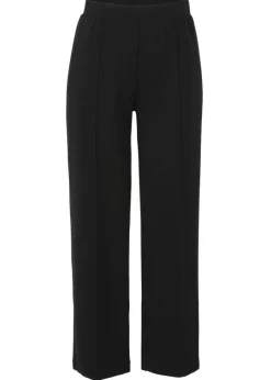 Edle Schlupfhose mit Seitenstreifen aus Schmucksteinchen