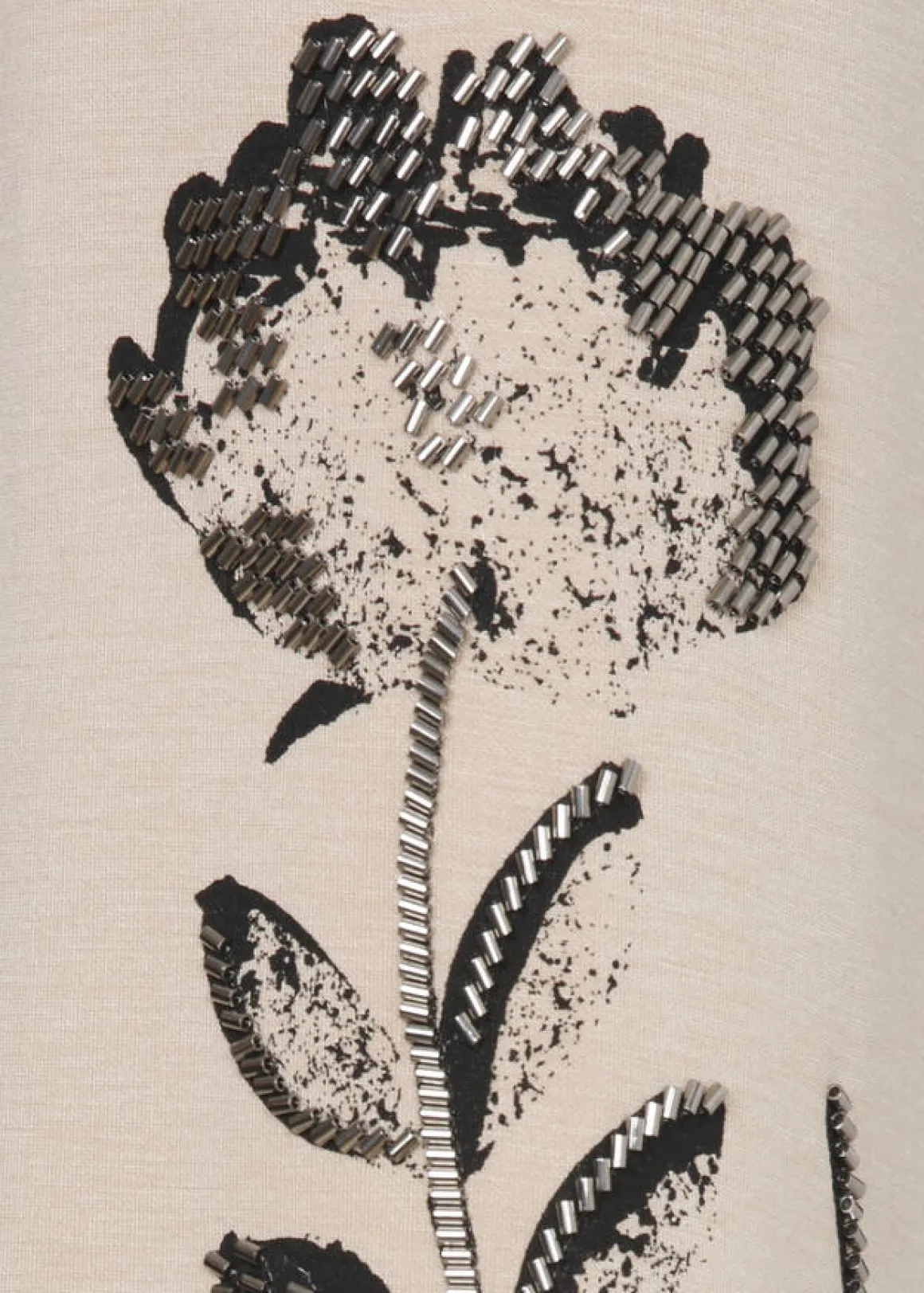 Edles Sweatshirt mit verzierten Ärmeln