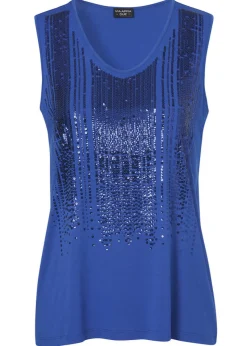 Edles Tank-Top mit tonigen Pailletten