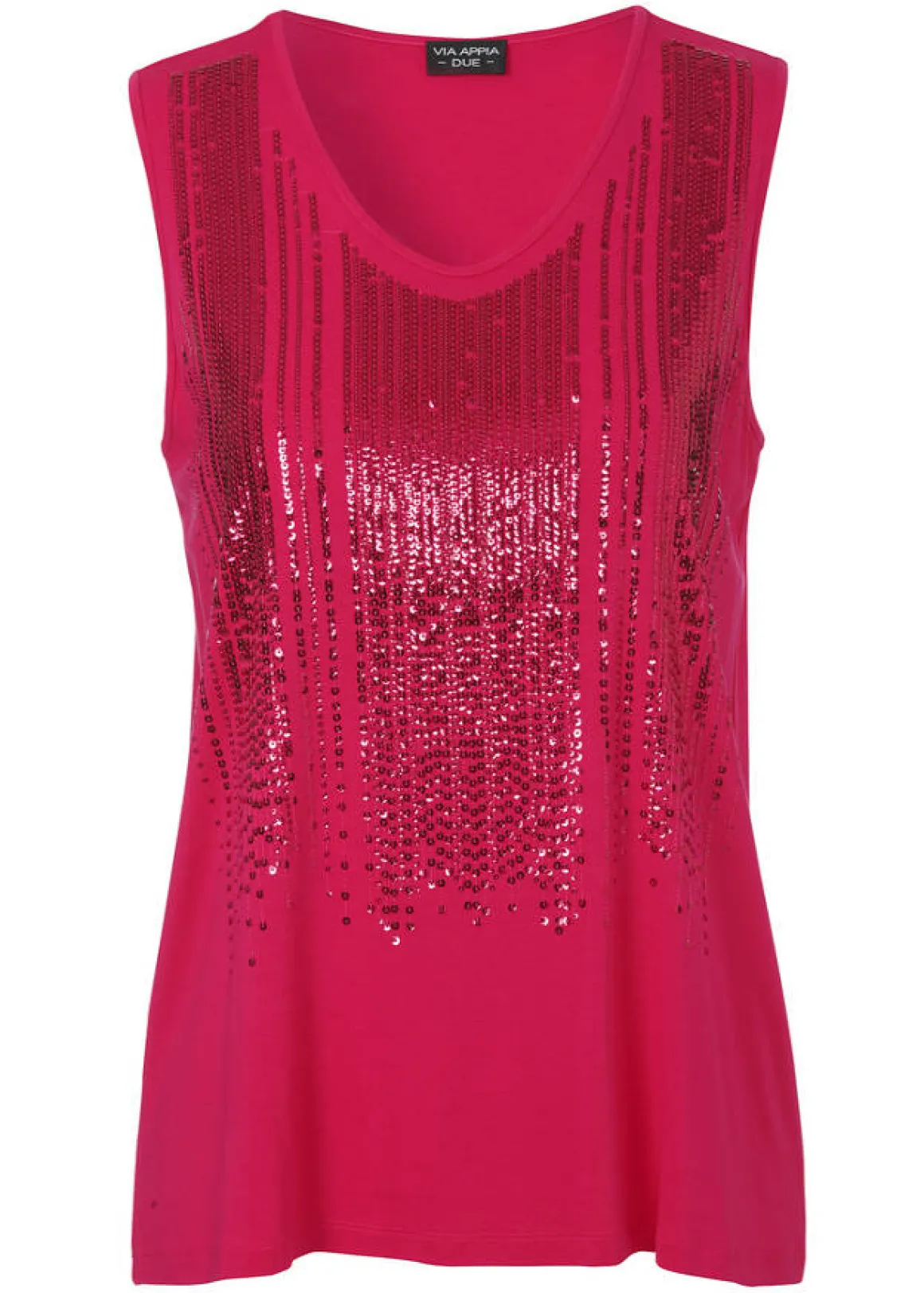 Edles Tank-Top mit tonigen Pailletten