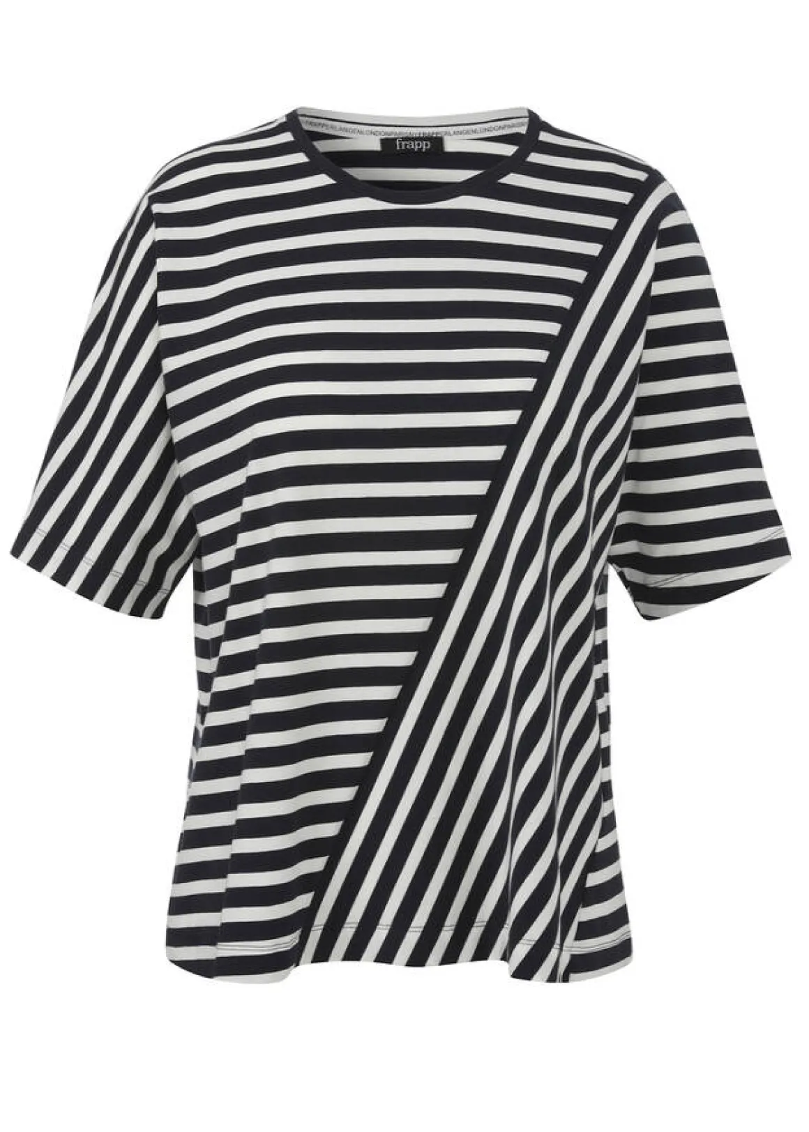 Edles T-Shirt im Streifen-Dessin