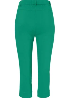 Elastische 3/4-Hose mit schmalem Bein