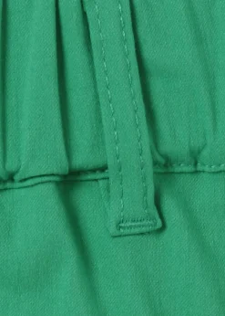 Elastische 3/4-Hose mit schmalem Bein