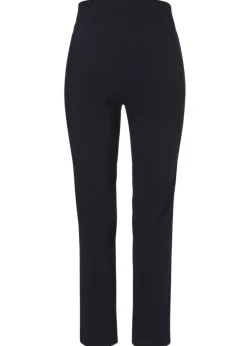 Elegante 7/8-Hose in unifarbenem Stoff