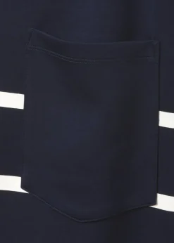 Exklusives Sweatshirt mit Streifenmuster und Tasche