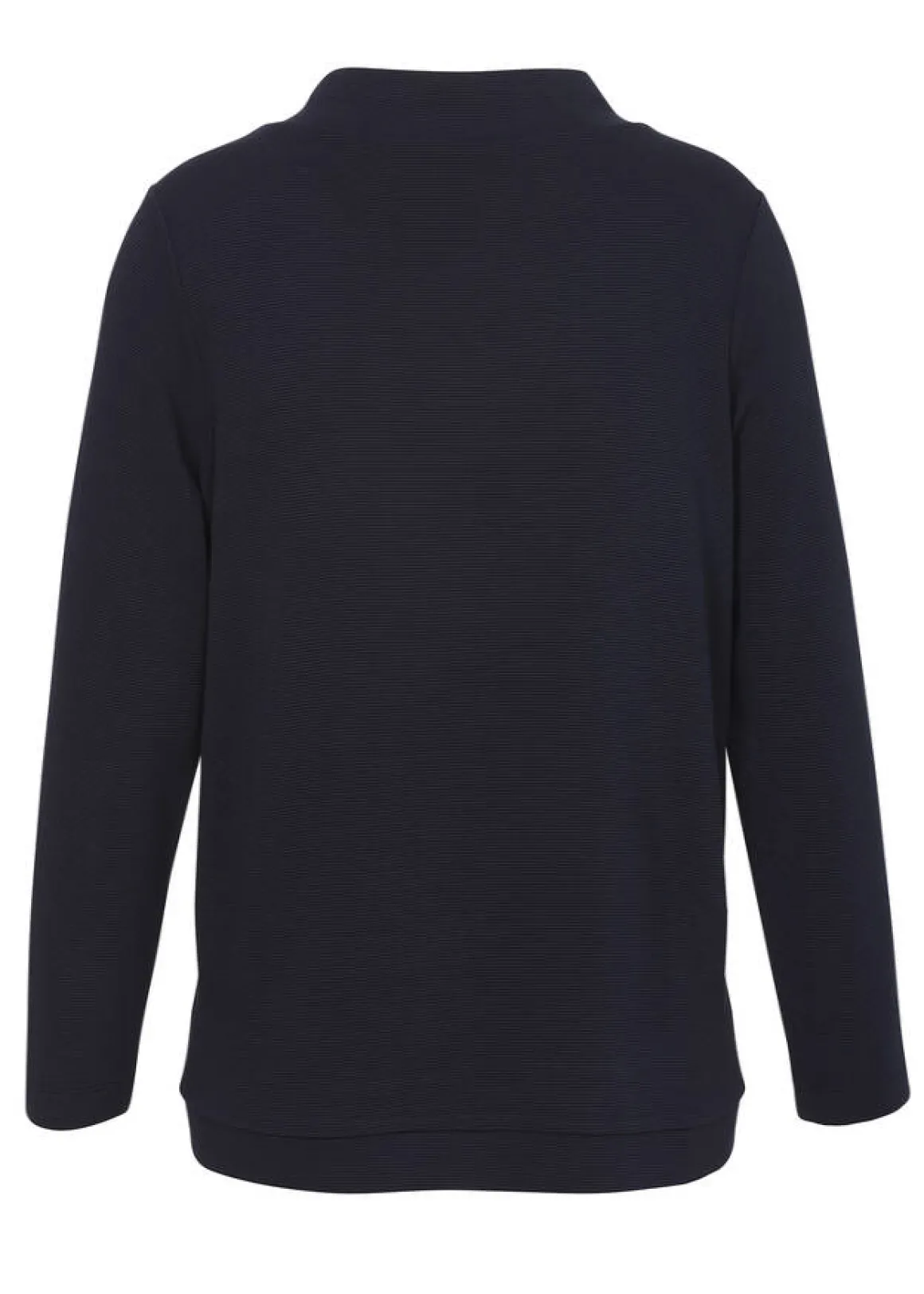 Fein geripptes Sweatshirt