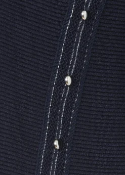 Fein geripptes Sweatshirt