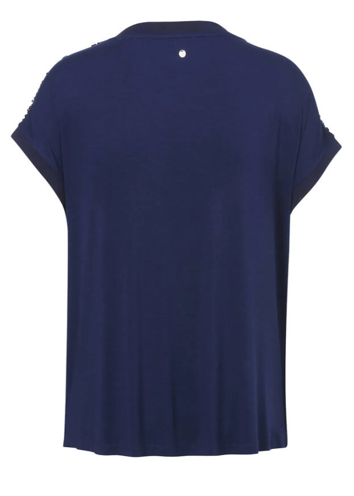 Feines Shirt mit Pailletten Front