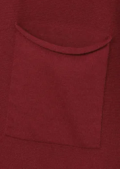 Feinstrickjacke aus softer Baumwolle offen