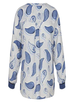 Feminine Viskosebluse mit Paisleymuster