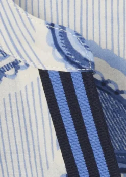 Feminine Viskosebluse mit Paisleymuster