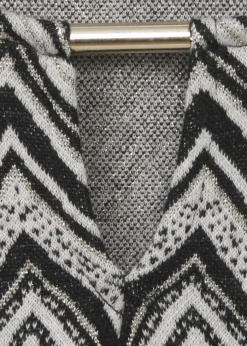 Fesches 3/4-Arm-Shirt mit Glitzergarn