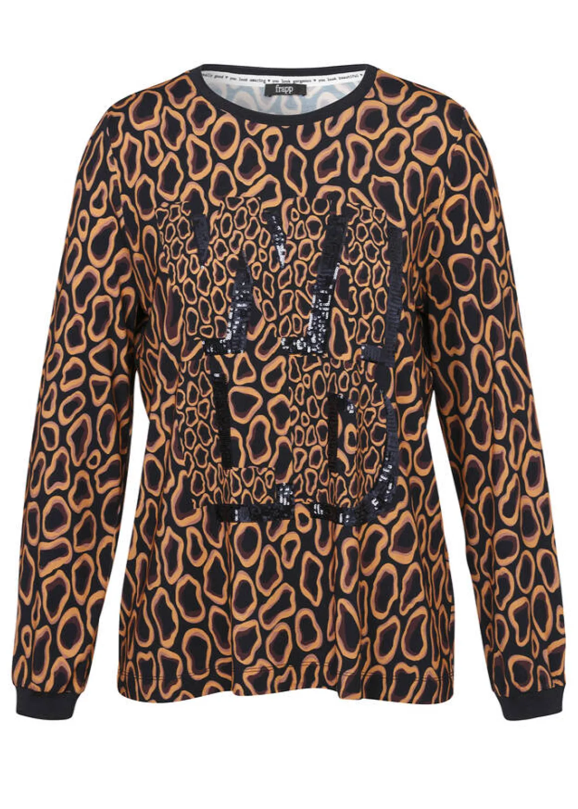 Fesches T-Shirt mit Pailletten