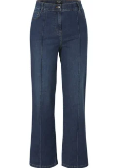 Flared Jeans Dunkelblau