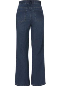 Flared Jeans Dunkelblau