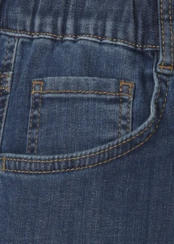 Flared Jeans Dunkelblau