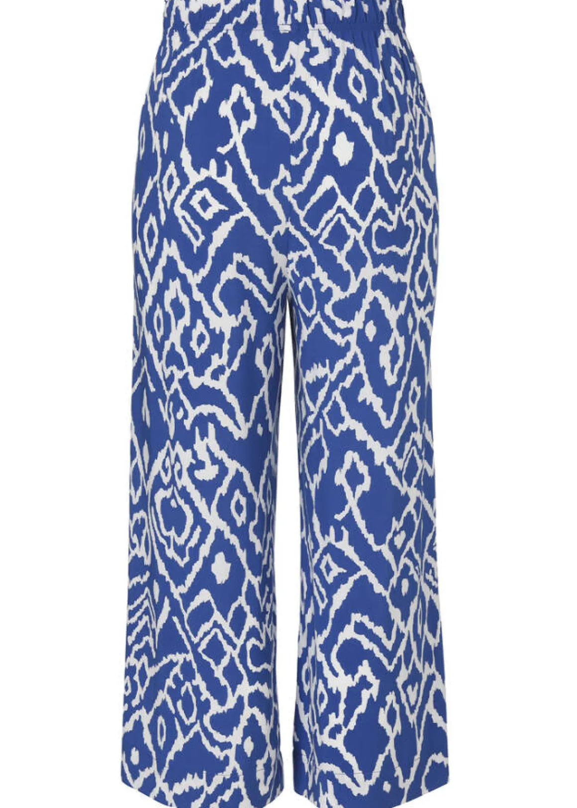 Fließende Viskose-Hose mit Modern Ethno Print