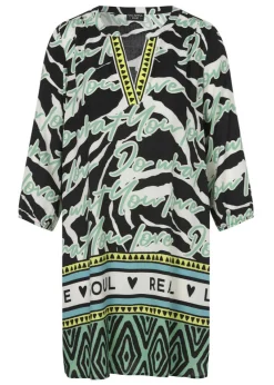 Fließende Viskose-Long-Tunika Summer Festival