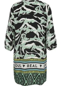 Fließende Viskose-Long-Tunika Summer Festival