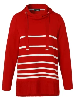 Gestreiftes Sweatshirt Hoodie