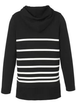 Gestreiftes Sweatshirt Hoodie