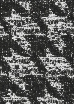 Glitzerndes 3/4-Arm Sweatshirt mit Jacquardmuster