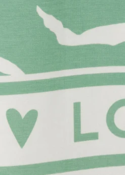 Halbarm-Sweatshirt Modern Animal Print